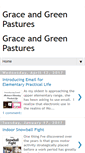 Mobile Screenshot of graceandgreenpastures.com